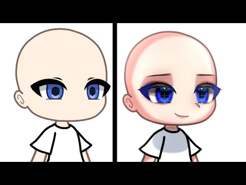 Видео: •[ туториал по обработке лица (глаза,кожа,брови) ] •||[ gacha life ]||•||[ IbisPaint ]||•