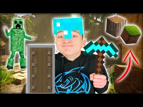 Видео: ИГРАЯ МАЙНКРАФТ В РЕАЛНИЯ ЖИВОТ!