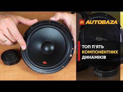 Видео: ТОП 5 компонентних динаміків для авто. Динаміки 16,5 см.