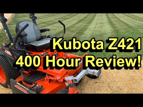 Видео: ОФИЦИАЛЬНЫЙ 400-часовой обзор Kubota Z-421! [ХОРОШЕЕ и ПЛОХОЕ!]