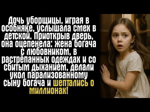 Видео: Дочь уборщицы, играя в особняке, услышала смех в детской. Приоткрыв дверь, она оцепенела: жена...