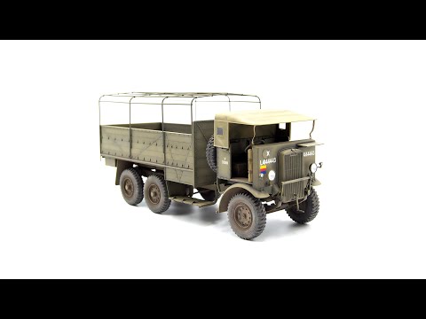 Видео: Британский грузовик Leyland Retriever General Service от компании ICM в масштабе 1:35