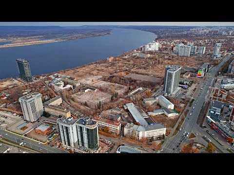 Видео: Территория бывшего завода имени Масленникова "ЗИМ" в Самаре ноябрь 2021