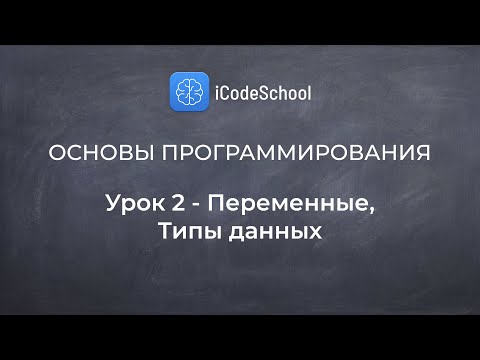 Видео: Как стать программистом. Основы программирования - Урок 2 - Переменные, Типы данных. Для новичков!