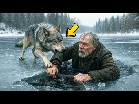 Видео: ЗАЧЕМ ВОЛК СПАСАЕТ ДЕДА ИЗ ЛЕДЯНОЙ ВОДЫ... СДЕЛАЕТ ЛИ ДЕД ТО ЧТО...
