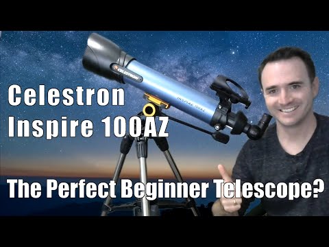 Видео: Celestron Inspire 100AZ — идеальный телескоп для новичков?