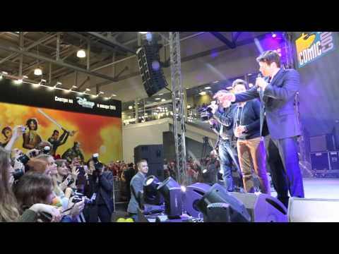 Видео: Субботняя панель Миши Коллинза на ComicCon Russia 2014 часть 1