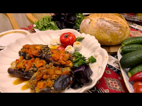 Видео: Фаршированные Жареные Баклажаны — Быстро Просто и Нереально Вкусно!)