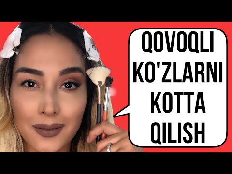 Видео: Ковокли кузларни буяш/Qovoqli ko’zlarni bo’yash,makeup tutorial,makeup,Yulduz Rajabova,