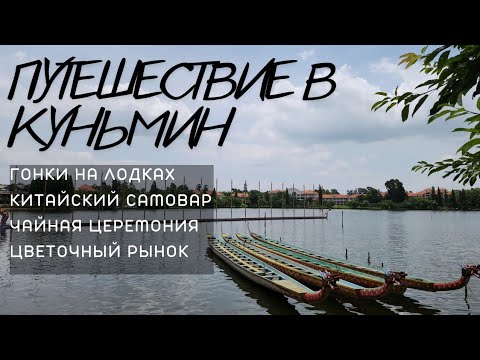 Видео: Куньмин. Гонки на лодках, пуэр и крупнейший цветочный рынок Китая.