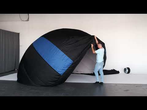 Видео: Мобильный планетарий - установка/демонтаж за 10 минут