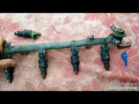 Видео: Снятие и Чистка бензиновых форсунок (Mazda 626)