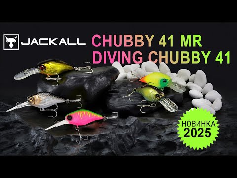 Видео: ЗАГЛУБЛЯЕМСЯ! Новинки 2025 года от JACKALL! Подробный обзор Chubby 41 MR и Diving Chubby 41