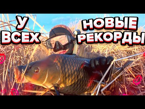 Видео: ПОДВОДНАЯ ОХОТА НА САЗАНА  КАРАСЯ  ЩУКУ  В САРАТОВСКОЙ ОБЛАСТИ