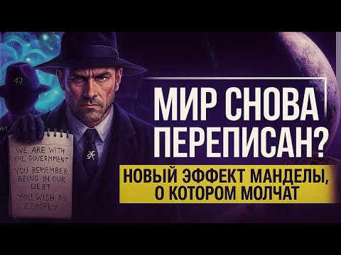 Видео: Новый Эффект Манделы, о Котором Молчат. Кто Меняет Нашу Реальность и Кому Это Нужно?