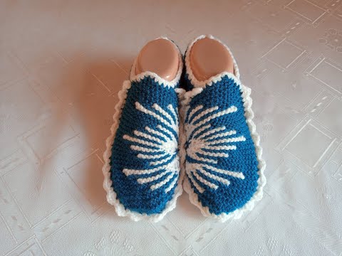 Видео: Плетени Терлици #84 - (Knitted Slippers) (Тапочки спицами) (Patik) (Pantufas passo a passo)