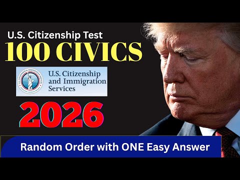 Видео: 100 случайных вопросов и ответов по гражданству 2026 года — собеседование на получение гражданств...