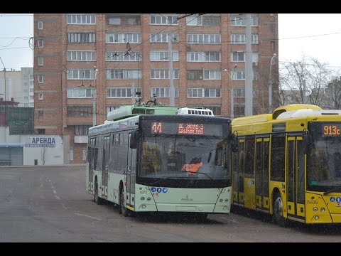 Видео: Троллейбус Минска МАЗ-203Т70, борт.№4272, марш.44 (24.05.2020)