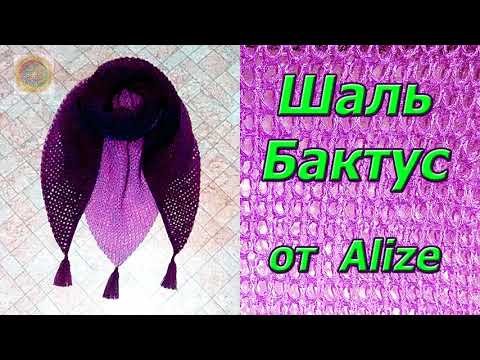 Видео: Самая простая шаль. Презентация.