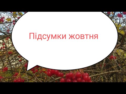 Видео: Що я вишивала в жовтні?