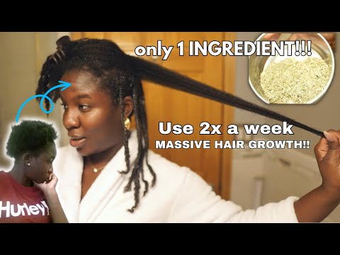 Видео: Всего 1 ингредиент, и ваши волосы будут расти как сумасшедшие! Мощный рост волос!!