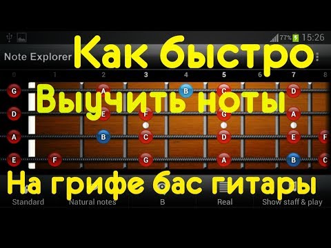 Видео: Как быстро выучить ноты на грифе бас гитары (КМБ #7)