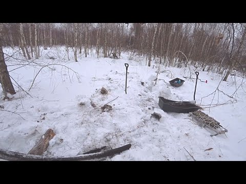 Видео: Первый выезд этого года! Можно ли эффективно копать зимой?