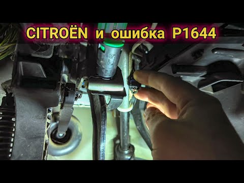 Видео: Citroen C4 и ошибка p1644 неисправность системы ограничения скорости.