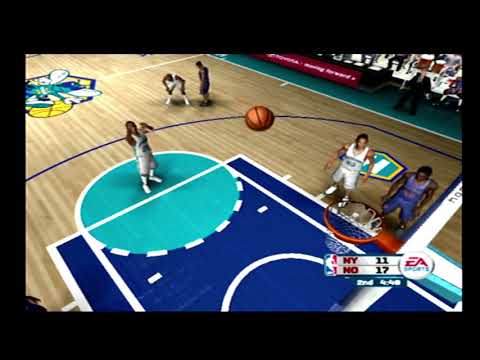 Видео: NBA Live 06 Хорнетс против Никс