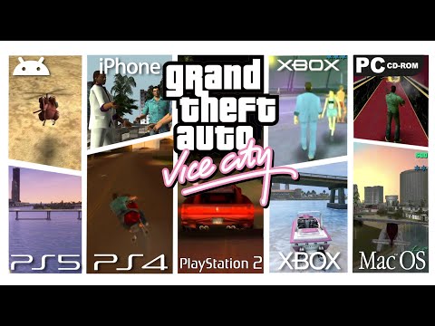 Видео: Сравнение всех версий Grand Theft Auto: Vice City