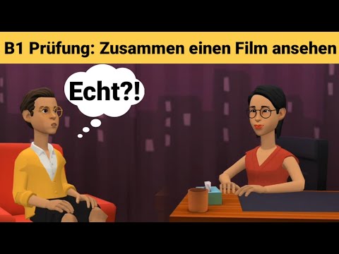 Видео: Устный экзамен по немецкому языку B1 | Планируем что-то вместе/диалог | Разговор Часть 3: фильма