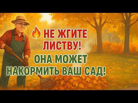 Видео: Что Делать с Листвой Осенью: не Жечь, а Превращать в урожай!