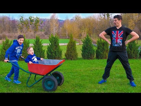 Видео: Папа ВЫГНАЛ из Дома! Артур и Давид даже ОБРАДОВАЛИСЬ !