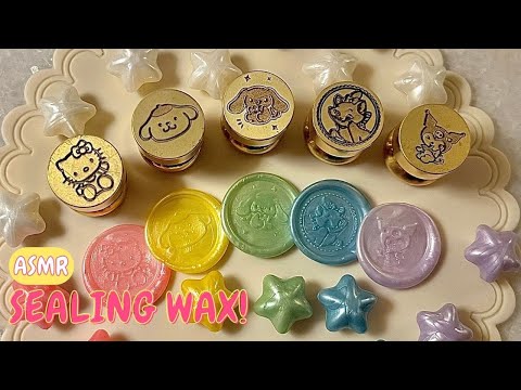 Видео: [ASMR] Семейный сургуч Sanrio!✨Милая мини-печать✨