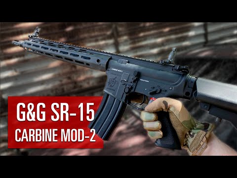 Видео: ГОДНАЯ ЭМКА С ЧЕКУХАМИ. SR-15 CARBINE MOD-2 M-LOK ОТ G&G. СТРАЙКБОЛ.