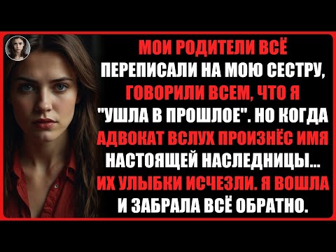 Видео: Мои родители всё переписали на мою сестру, но адвокат выяснил, кто настоящая наследница.