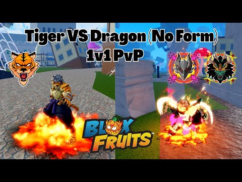 Видео: Переработанный Тигровый Фрукт против Драконьего Фрукта (без формы) в PvP 1 на 1: что лучше? Blox ...