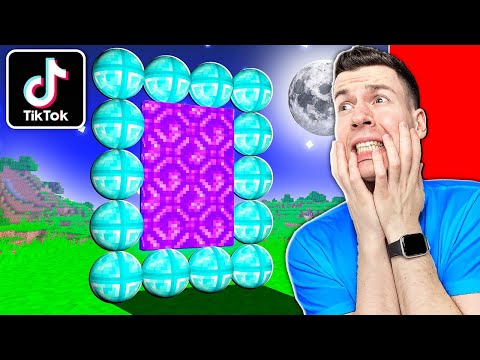 Видео: ЭТО НЕЛЬЗЯ ПОВТОРИТЬ! ПРОВЕРКА ЛАЙФХАКОВ ИЗ ТИК ТОКА В МАЙНКРАФТ