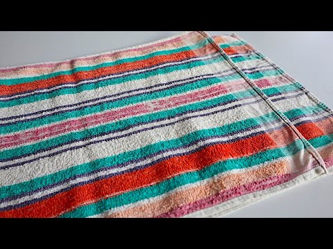 Видео: Соседи собирают старые полотенца и несут мне. Делаю из них комплекты, которые облегчают им быт