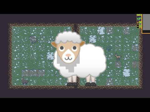 Видео: Dwarf Fortress 🍄 Подземное пастбище 🐏 🐄 🐃 🐂 🐎 для травоядных 🐌