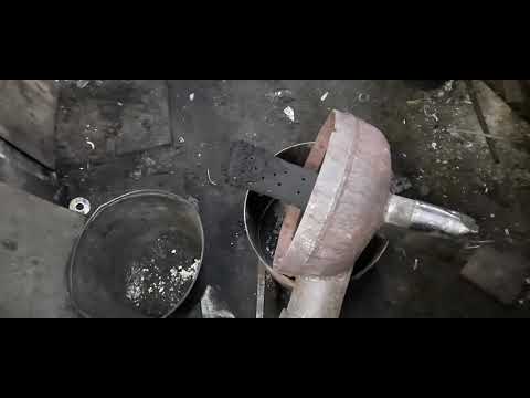 Видео: Установка вентилятора наддува в печь на отработке Ч1