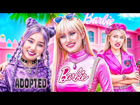 Видео: Бедная Bratz Была Усыновлена Богатой Семьей Barbie! Сестра Barbie Меня Не Любит