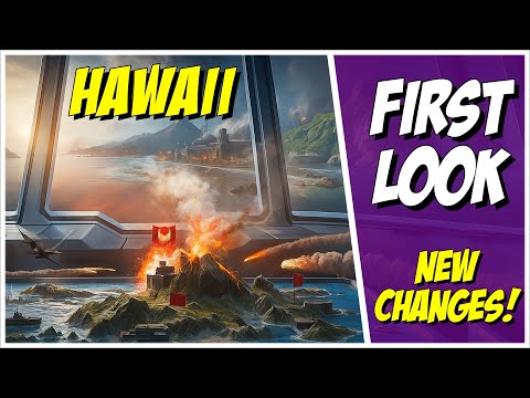 Видео: Новая карта Гавайев, зоны ближнего боя, подсчёт средней фазы и многое другое в Warpath