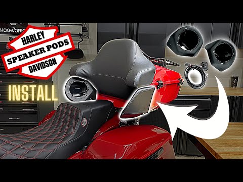 Видео: Установка комплекта акустических систем Harley Tour-Pak / корпуса