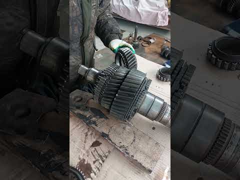Видео: сборка КПП ZF 16 первый раз
