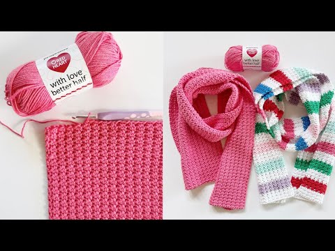 Видео: Мастер-класс по вязанию крючком веселых и ярких зимних шарфов