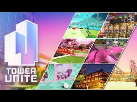 Видео: Tower Unite - Гоняем мяч в Мини-Гольфе