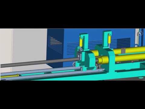 Видео: станок для производства отводов ф114