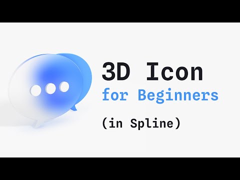 Видео: 3D-иконки для начинающих в Spline