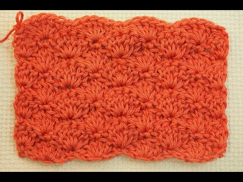 Видео: Самые простые узоры крючком РАКУШКИ * Crochet pattern tutorial *Вязание для начинающих  Урок 33